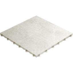 florco Klickfliese Kunststoff floor weiß 40x40x1,8cm, stabil und robust kombinierbares Klicksystem
