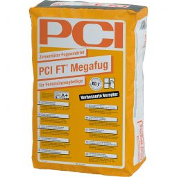 PCI FT Megafug Zementärer Fugenmörtel Zementgrau 25kg Sack, für Feinsteinzeugbeläge