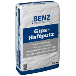 BENZ PROFESSIONAL Gips-Haftputz Fertigputz 25 kg Sack