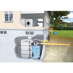 Rewatec Kellertank Komplettanlage Zisterne Regenwassertank Inhalt 2x 800L