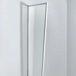 gutta Vordachseitenblende B1 Weiß 45x60x200 cm, Aluminium Rahmen mit klarem Acrylglas













































