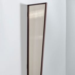 gutta Vordachseitenblende B2 braun Stegplatte Bronze 45x60x175 cm, Aluminium Rahmen mit Bronze Stegplatte






















































