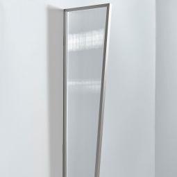 gutta Vordachseitenblende B2 Edelstahloptik Stegplatte 45x60x175 cm, Aluminium Rahmen mit klarer Stegplatte




















































