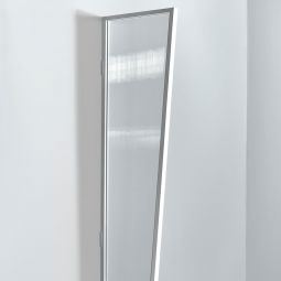 gutta Vordachseitenblende B2 Weiß Stegplatte 45x60x175 cm, Aluminium Rahmen mit klarer Stegplatte



















































