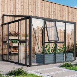 Vitavia Gewächshaus Helena Tomatenhaus Schwarz Verschiedene Größen