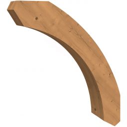 Skan Holz Rundes Kopfband Nussbaum Leimholz, für Terrassenüberdachung Venezia