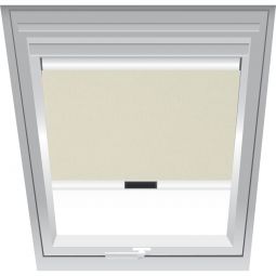 Roto Sichtschutzrollo Beige 1-R03 lichtdurchlässig, Bedienung manuell, für verschiedene Fenstergrößen konfigurierbar