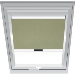 Roto Verdunklungsrollo Braunbeige 1-V04 lichtundurchlässig, Bedienung manuell oder elektrisch, für verschiedene Fenstergrößen konfigurierbar