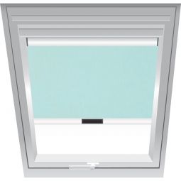 Roto Sichtschutzrollo Türkis 2-R23 lichtdurchlässig, Bedienung manuell, für verschiedene Fenstergrößen konfigurierbar