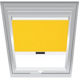 Roto Sichtschutzrollo Gelb 2-R26 lichtdurchlässig, Bedienung manuell, für verschiedene Fenstergrößen konfigurierbar