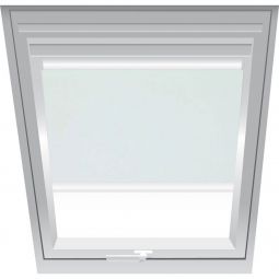 Roto Verdunklungsrollo Weiß 1-V01 lichtundurchlässig, Bedienung manuell oder elektrisch, für verschiedene Fenstergrößen konfigurierbar