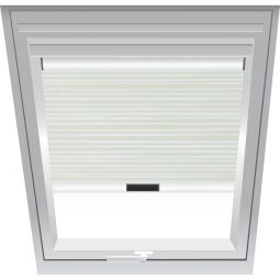 Roto Sichtschutzrollo Linien-Beige 3-R59 lichtdurchlässig, Bedienung manuell, für verschiedene Fenstergrößen konfigurierbar