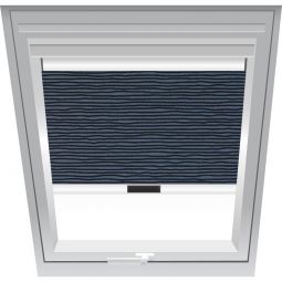 Roto Verdunklungsrollo Linien-Schwarz 3-V53 lichtundurchlässig, Bedienung manuell oder elektrisch, für verschiedene Fenstergrößen konfigurierbar