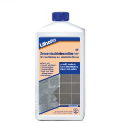Lithofin Zementschleierentferner KF Reinigungsmittel 1 L für Keramik-Fliesen, Feinsteinzeug und Mosaik