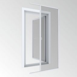 Windhager Insektenschutz Plissee EXPERT für Einzeltür weiss 240x120 cm einfache Montage
