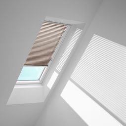 VELUX Jalousie manuell PAL Helltaupe 7065 Licht und Schatten regulieren, für verschiedene VELUX-Dachfenster geeignet