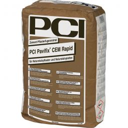 PCI Pavifix CEM Rapid Zement-Pflasterfugenmörtel Grau 25kg Sack, für Natursteinplatten und Natursteinpflaster