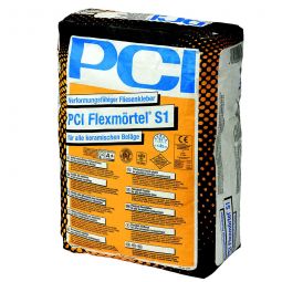 PCI Flexmörtel S1 Verformungsfähiger Fliesenkleber Grau 5-20kg, für alle keramischen Beläge