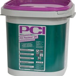 PCI Pecimor DK Bitumen-Dämmplattenkleber Schwarz 28kg Kombi Gebinde, für Kelleraußenwände und Fundamente