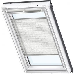 VELUX Faltstore Dekor Klassik Weiß 1256 lichtdurchlässig, sorgt für harmonisches Tageslicht, für verschiedene VELUX-Dachfenster geeignet