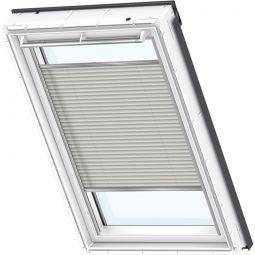 VELUX Faltstore Uni Sand 1259 lichtdurchlässig, sorgt für harmonisches Tageslicht, für verschiedene VELUX-Dachfenster geeignet