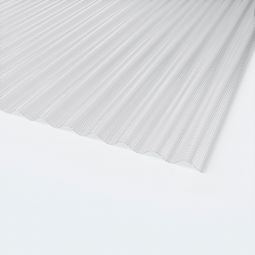 Plexiglas Resist Wellplatte 76/18 Acrylglas Wabenstruktur transparent Besonders robust, witterungsbeständig und dauerhaft UV-stabil, Breite: 1045 mm