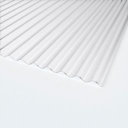 Plexiglas Resist Wellplatte 76/18 Acrylglas C-Struktur transparent Widerstandsfähig, witterungsbeständig und dauerhaft UV-stabil, Breite 1045 mm