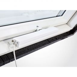 Roto Designo Motorantrieb ZEL MA25KPL U_ 24V Lüftung Leistungsstarker 24 V-Motor, kompakte Bauweise und einfache Montage am Blendrahmen unten. Ideal für Roto Designo & Classic Fenster