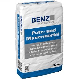 BENZ PROFESSIONAL Putz- und Mauermörtel PM 30 kg Sack