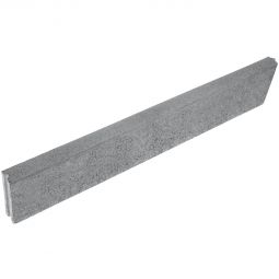 Wellker Rasenkante Beton Grau 5cm Mähkante 5x25x100cm, Nut und Feder System