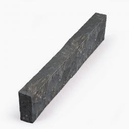 Seltra Natursteine Rasenkanten SANOKU® Basalt anthrazit-schwarz Oberfläche eben gespalten wenige sichtbare Hammerschläge, 8x20x30-150 cm