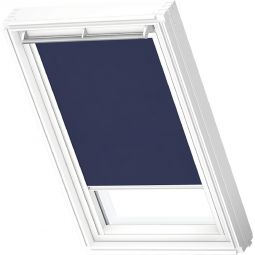 VELUX Vorteils-Set Hitzeschutz Plus Sichtschutz ROF Manuell Uni Schwarz/Dunkelblau 9050 Kombination aus außen liegender Hitzeschutz-Markise und innen liegendem Sichtschutz-Rollo