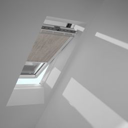 VELUX Vorteils-Set ROP Grau 4161 Markise und Sichtschutzrollo, effektiver Licht- und Hitzeschutz, für verschiedene VELUX-Dachfenster geeignet