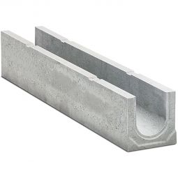 BIRCOplus NW 100 Rinne mit Ablauf ohne Rost, Nr. 0/0, Typ M
