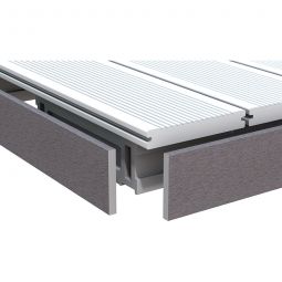 TraumGarten WPC Terrassendiele Abschlussleiste DREAMDECK BiColor Anthrazit Maße (LxBxH):2000x80x10mm