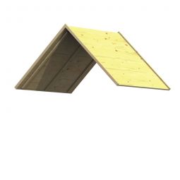 WINNETOO Holzdach 142x122x71 cm, vormontiert im Bausatz