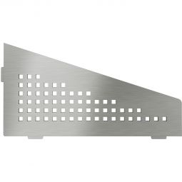 Schlüter-SHELF-E-S3 EB SQUARE Edelstahl V2A gebürstet viereckige Ablage, 154x295 mm