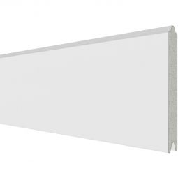 TraumGarten Sichtschutzzaun SYSTEM ALU PLUS Einzelprofil Weiß Breite: 178 cm oder 238 cm