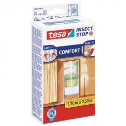 Tesa Fliegengitter Tür XL Insect Stop Comfort Insektenschutz 2x 65x250 cm, 2 Rollen/Pack