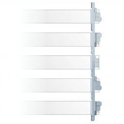 TraumGarten Sichtschutzzaun SYSTEM Rhombus Profilträger für Selbstbau 12er Set (6x links und 6x rechts)