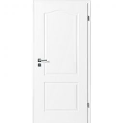 Kilsgaard Innentür Typ 20/02-B Weiß lackiert Zimmertür hell ähnlich RAL 9010 mit Oberflächenfräsungen und hochwertiger Vollspaneinlage