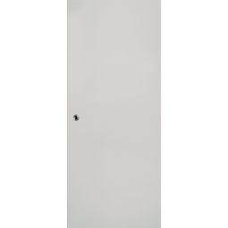 Kilsgaard Schiebetür vor der Wand Typ 43/00 Uni Grau Lamikor Robuster Röhrenspankern-Konstruktion und grauer CPL-Oberfläche, pflegeleicht, kratzfest und lichtbeständig