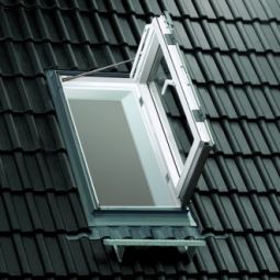 VELUX Wohn- und Ausstiegsfenster GXL 2066 Holz/Kiefer weiß lackiert ENERGIE PLUS Fenster 3-fach Niedrig-Energie-Verglasung