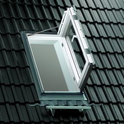 VELUX Wohn- und Ausstiegsfenster GXU 0166 Kunststoff ENERGIE PLUS KUPFER Fenster 3-fach Niedrig-Energie-Verglasung