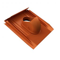 Klöber Universaldachdurchgang Venduct DN100 rot Dachdurchführung Dachentlüftung Größe: 450x425 mm, universell einsetzbar