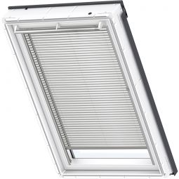 VELUX Jalousette manuell Uni Weiss 7001 lichtdurchlässig, manuelle Bedienung, für verschiedene VELUX-Dachfenster geeignet