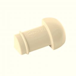 BLANKE Fliesenschiene Viertelkreis-Profil Außenecke Kunststoff Jasmin 12,5mm für exakten Eckabschluss