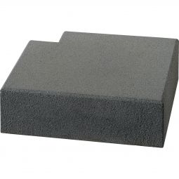 KANN Gartensteine Vios Eckstufe anthrazit 50-50x35x15 cm