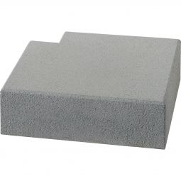 KANN Gartensteine Vios Eckstufe grau 50-50x35x15 cm