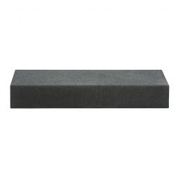 KANN Blockstufe Vios grau feingestrahlt Natursteinkörnung und dezenter Glimmer, Höhe 15 cm, verschiedene Größen